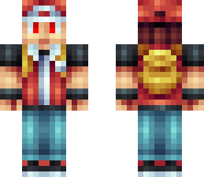 glitchy red