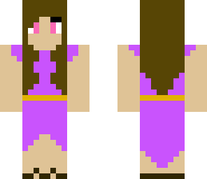 cute gurl in violet dress