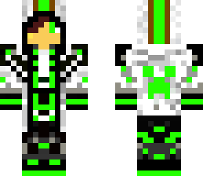 green punk hood