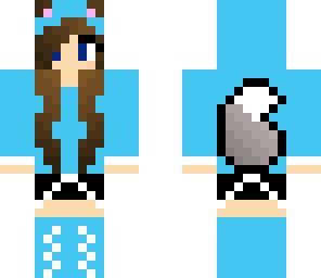 blue fox girl