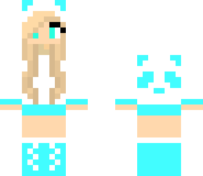 cool girl sky_blue