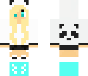 white panda girl