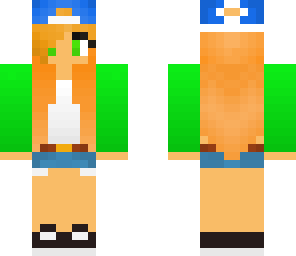 apple green girl 2
