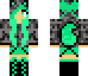 green wolf girl 