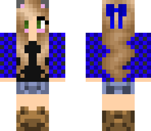 neko blue country girl