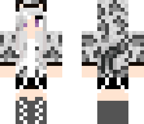 snowy leopard girl