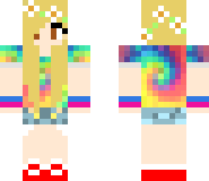 edited blonde hippie girl