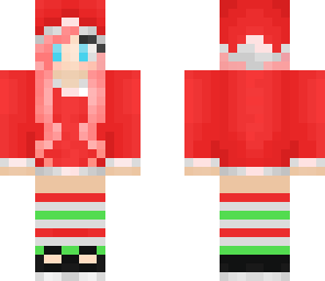 santa hoodie girl