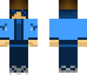 the blue man