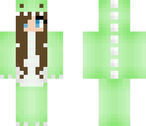 green dino girl
