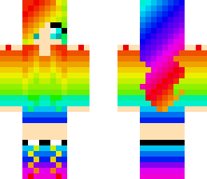 rainbow girl