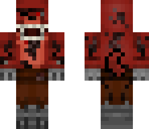 foxy the pirate red eyes eyepatch closed