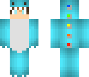 blue dinosaur boy