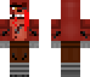 foxy with child inside suit