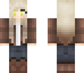 edited blonde werewolf girl