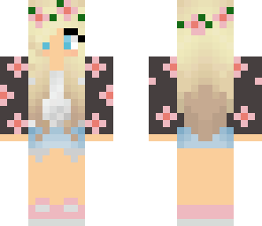 flower sweater girl