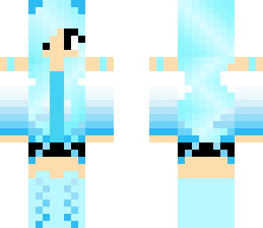 ice blue girl