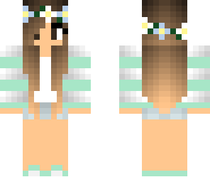 edited pretty flower girl