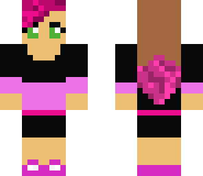 cute pink ombre girl