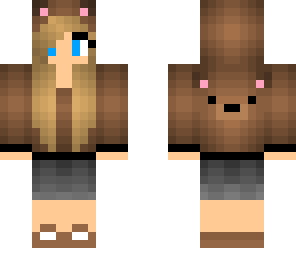 bear girl woth blue eyes