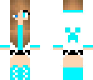 blue gamer girl