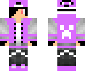 purple hoodie