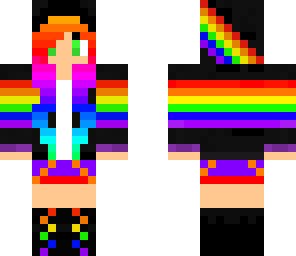 rainbow girl