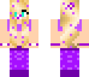 mermaid purple baby