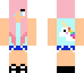 shy unicorn girl