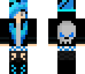 fixxed bleu emo girl