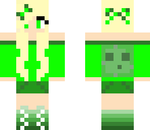green slime girl