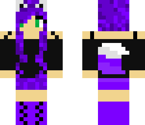 purple fox girl