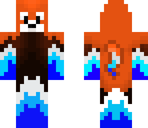 icy red panda