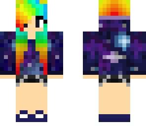 rainbow galaxy girl-imhungryhungry version