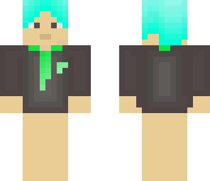 blue shaded hair