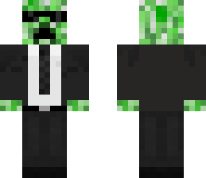 cool creeper in a suit