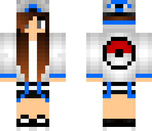 blue pokemon girl