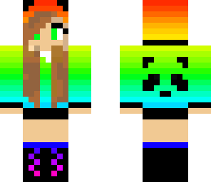 cute panda girl finished