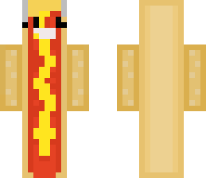 edidted hot dog person