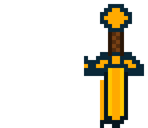 gold sword