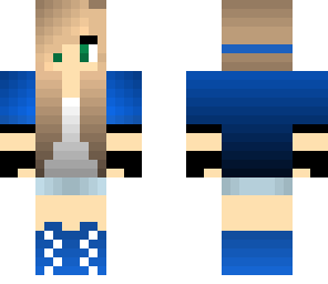 blue girl