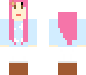 winter pink hair