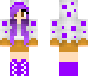 purple cake girl