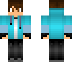 boy with blue hoodie