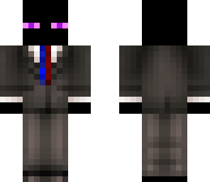 patriotic enderman in a suit