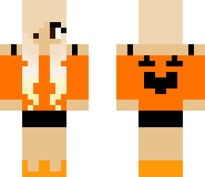 again pumpkin costume xd
