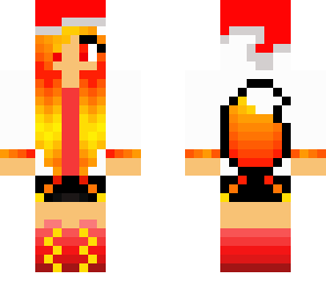 fire girl christmas edit
