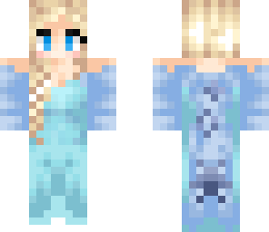 elsa with mittens
