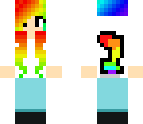 rainbow ugly skin xd