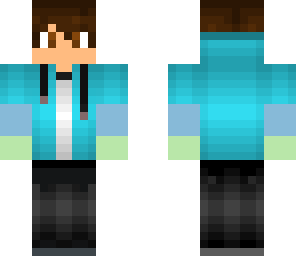 boy with blue hoodie